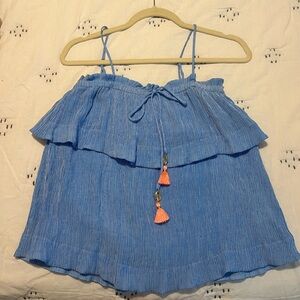 Lilly Pulitzer size S light blue tank blouse